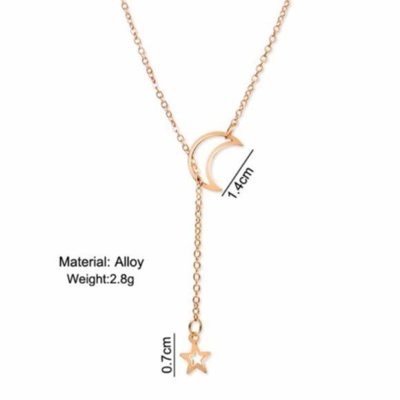 Gold Star Necklace Gold Star Necklace Gold Star Necklace Star Necklace Necklace - Picture 6 of 7